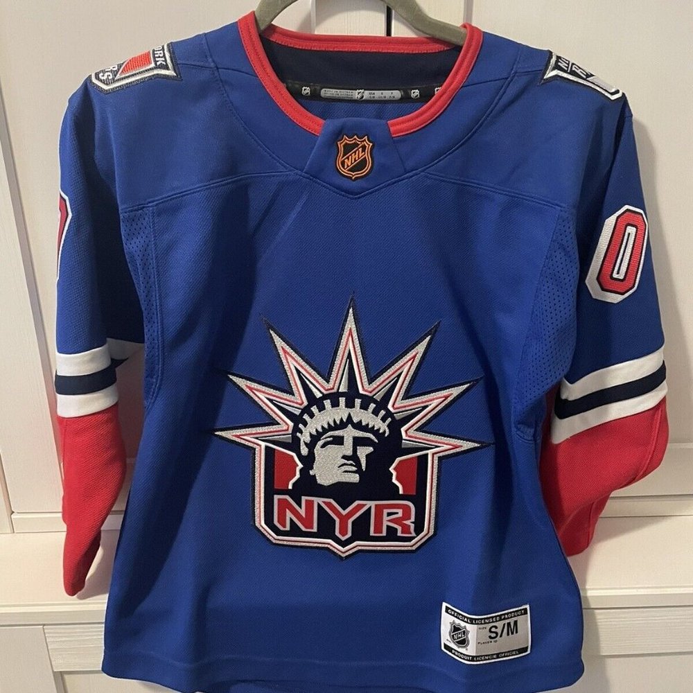 New York Rangers Authentic Reverse Retro 2.0 Hockey Jersey - Youth S/M